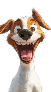 Funny Athletic Dog Vinyl Car Decal Sticker – Waterproof & UV-Resistant 8"