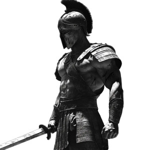 Gladiator Warrior V8 Vinyl Car Decal Sticker – Waterproof & UV-Resistant 8"
