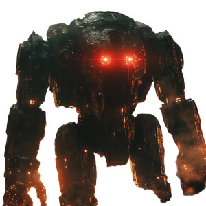 Ancient Robotic Guardian V2 Vinyl Car Decal Sticker – Waterproof & UV-Resistant 8"