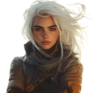 Air Genasi Fighter Vinyl Car Decal Sticker – Waterproof & UV-Resistant 8"