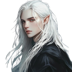 Dark Elf Rogue Vinyl Car Decal Sticker – Waterproof & UV-Resistant 8"