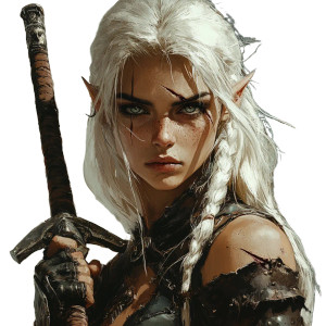 Feral Half-Elf Barbarian Vinyl Car Decal Sticker – Waterproof & UV-Resistant 8" Feral Half-Elf Barbarian Vinyl Car Decal Sticker – Waterproof & UV-Resistant 8"