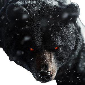 Fantasy Bear Closeup Vinyl Car Decal Sticker – Waterproof & UV-Resistant 8"