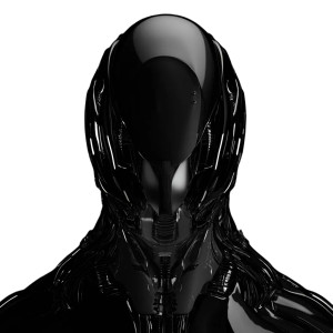 Giger-Inspired Asexual Robot Vinyl Car Decal Sticker – Waterproof & UV-Resistant 8"