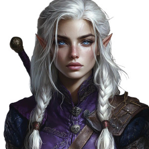 Shadar-Kai Elf Wizard Vinyl Car Decal Sticker – Waterproof & UV-Resistant 8"