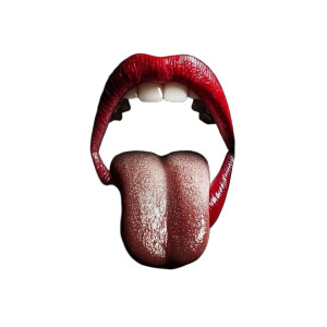 Long Tongue Art Vinyl Car Decal Sticker – Waterproof & UV-Resistant 8"