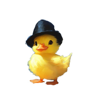 Cute Duck Hat V2 Vinyl Car Decal Sticker – Waterproof & UV-Resistant 8" Cute Duck Hat V2 Vinyl Car Decal Sticker – Waterproof & UV-Resistant 8"