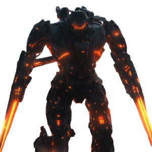 Futuristic Battle Mech V3 Vinyl Car Decal Sticker – Waterproof & UV-Resistant 8"