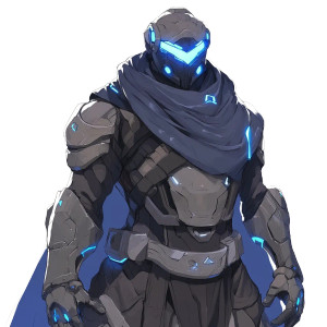 Warforged Overwatch Character Vinyl Car Decal Sticker – Waterproof & UV-Resistant 8"