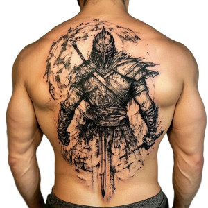 Warrior Tattoo V3 Vinyl Car Decal Sticker – Waterproof & UV-Resistant 8" Warrior Tattoo V3 Vinyl Car Decal Sticker – Waterproof & UV-Resistant 8"