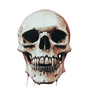 Sharp-Toothed Skull V3 Vinyl Car Decal Sticker – Waterproof & UV-Resistant 8" Sharp-Toothed Skull V3 Vinyl Car Decal Sticker – Waterproof & UV-Resistant 8"