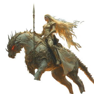 Golden Armor Warrior V7 Vinyl Car Decal Sticker – Waterproof & UV-Resistant 8"