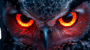 Cyberpunk Black Owl Vinyl Car Decal Sticker – Waterproof & UV-Resistant 8" Cyberpunk Black Owl Vinyl Car Decal Sticker – Waterproof & UV-Resistant 8"