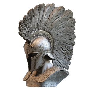 Spartan Helmet Shield V2 Vinyl Car Decal Sticker – Waterproof & UV-Resistant 8"