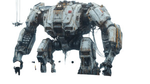 Pacific Rim Gundam Scene Vinyl Car Decal Sticker – Waterproof & UV-Resistant 8"