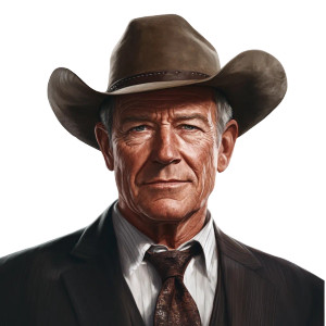 Texan Politician Portrait Vinyl Car Decal Sticker – Waterproof & UV-Resistant 8" Texan Politician Portrait Vinyl Car Decal Sticker – Waterproof & UV-Resistant 8"