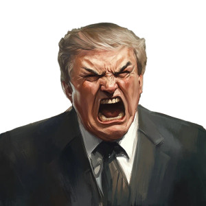 Angry Politician Vinyl Car Decal Sticker – Waterproof & UV-Resistant 8" Angry Politician Vinyl Car Decal Sticker – Waterproof & UV-Resistant 8"