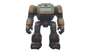 Giant Mech Robot V8 Vinyl Car Decal Sticker – Waterproof & UV-Resistant 8"