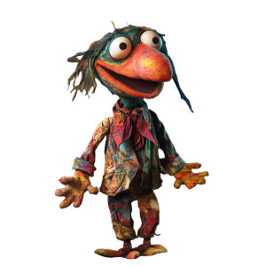 Colorful Old Muppet Vinyl Car Decal Sticker – Waterproof & UV-Resistant 8"