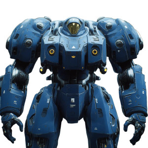 Blue Mech Vinyl Car Decal Sticker – Waterproof & UV-Resistant 8" Blue Mech Vinyl Car Decal Sticker – Waterproof & UV-Resistant 8"