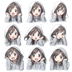 Cute Japanese Girl V2 Vinyl Car Decal Sticker – Waterproof & UV-Resistant 8" Cute Japanese Girl V2 Vinyl Car Decal Sticker – Waterproof & UV-Resistant 8"