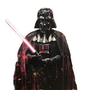 Darth Vader V4 Vinyl Car Decal Sticker – Waterproof & UV-Resistant 8"