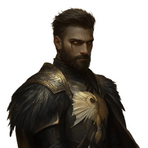 Fallen Aasimar Paladin Vinyl Car Decal Sticker – Waterproof & UV-Resistant 8"