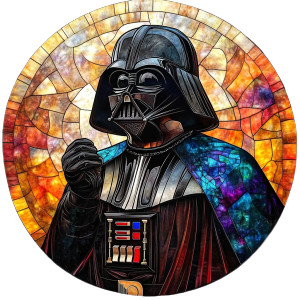 Darth Vader Portrait V3 Vinyl Car Decal Sticker – Waterproof & UV-Resistant 8"