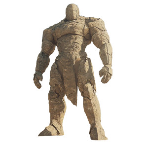Sand Golem Knight Vinyl Car Decal Sticker – Waterproof & UV-Resistant 8"