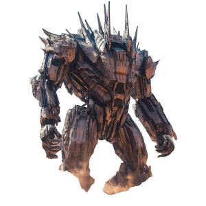 Desert Transformer Robot Vinyl Car Decal Sticker – Waterproof & UV-Resistant 8"