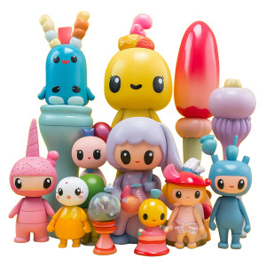 Pop Mart Toy Vinyl Car Decal Sticker – Waterproof & UV-Resistant 8"