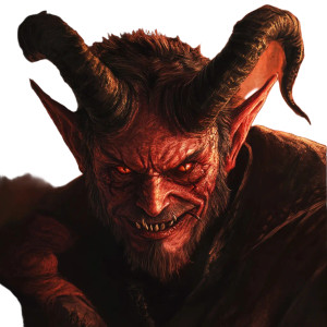 Biblical Devil Dnd Vinyl Car Decal Sticker – Waterproof & UV-Resistant 8"