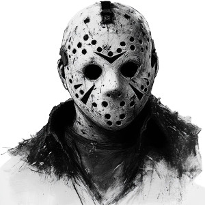Jason Portrait Vinyl Car Decal Sticker – Waterproof & UV-Resistant 8" Jason Portrait Vinyl Car Decal Sticker – Waterproof & UV-Resistant 8"