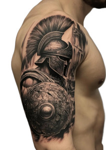 Spartan Warrior Tattoo V43 Vinyl Car Decal Sticker – Waterproof & UV-Resistant 8" Spartan Warrior Tattoo V43 Vinyl Car Decal Sticker – Waterproof & UV-Resistant 8"