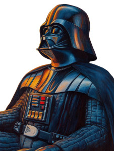 Vader Waiting Vinyl Car Decal Sticker – Waterproof & UV-Resistant 8"