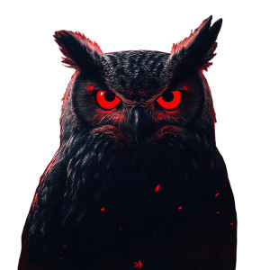 Glowing-Eyed Owl Vinyl Car Decal Sticker – Waterproof & UV-Resistant 8" Glowing-Eyed Owl Vinyl Car Decal Sticker – Waterproof & UV-Resistant 8"