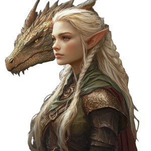 Dragon Elf Vinyl Car Decal Sticker – Waterproof & UV-Resistant 8"