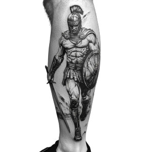 Spartan Warrior Tattoo V41 Vinyl Car Decal Sticker – Waterproof & UV-Resistant 8" Spartan Warrior Tattoo V41 Vinyl Car Decal Sticker – Waterproof & UV-Resistant 8"