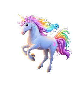 Fluffy Rainbow Unicorn Vinyl Car Decal Sticker – Waterproof & UV-Resistant 8" Fluffy Rainbow Unicorn Vinyl Car Decal Sticker – Waterproof & UV-Resistant 8"