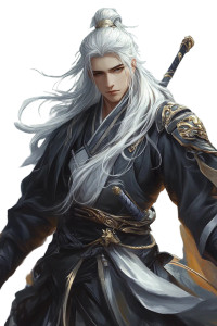 Anime Warrior Sage Vinyl Car Decal Sticker – Waterproof & UV-Resistant 8"