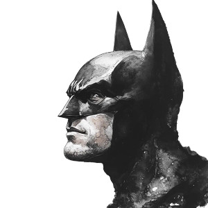 Bat Man Portrait Vinyl Car Decal Sticker – Waterproof & UV-Resistant 8"