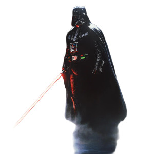 Menacing Darth Vader V2 Vinyl Car Decal Sticker – Waterproof & UV-Resistant 8"