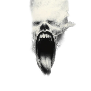 Demonic Tongue Vinyl Car Decal Sticker – Waterproof & UV-Resistant 8"