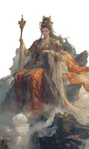 Golden Throne Goddess Vinyl Car Decal Sticker – Waterproof & UV-Resistant 8" Golden Throne Goddess Vinyl Car Decal Sticker – Waterproof & UV-Resistant 8"