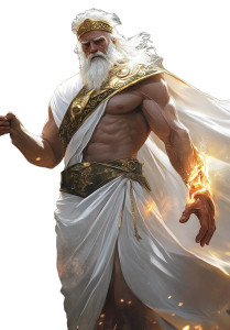 Elderly Greek Superhero Vinyl Car Decal Sticker – Waterproof & UV-Resistant 8"