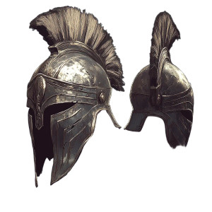 Brutal Spartan Helmet Vinyl Car Decal Sticker – Waterproof & UV-Resistant 8"