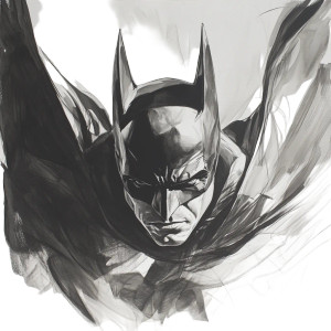 Batman Alex Ross Vinyl Car Decal Sticker – Waterproof & UV-Resistant 8"