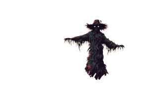 Synthwave Scarecrow Wasteland Vinyl Car Decal Sticker – Waterproof & UV-Resistant 8"
