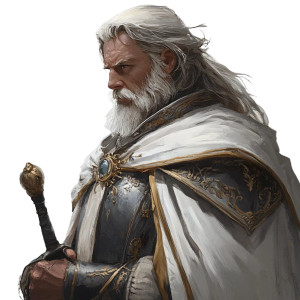 Fantasy Cleric V4 Vinyl Car Decal Sticker – Waterproof & UV-Resistant 8"