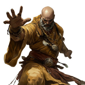 Eagle Claw Monk Vinyl Car Decal Sticker – Waterproof & UV-Resistant 8"